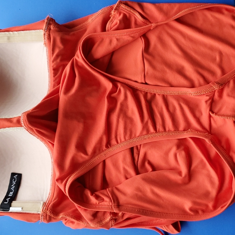 🎉HP🎉La Blanca Goddess One Piece Bathing Suit Size Large —— - Picture 16 of 16
